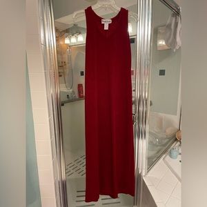 Ronnie Nicole maxi dress, wine color, size Petite 6